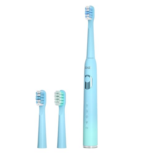 Image of Seago Electric Toothbrush, Rechargeable Electric Toothbrush with 2 Brush Heads, 40,000 VPM, 5 Cleaning Modes with Teeth Whitening, 30 Day Battery Life - Ideal for Adults and Children, SG-2303