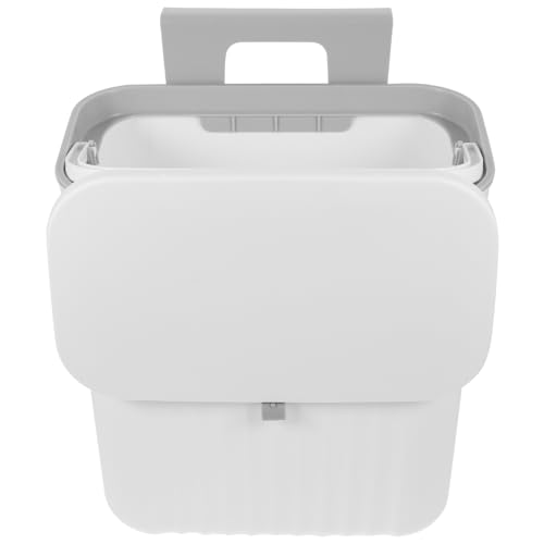 VALICLUD Cubo de Basura Colgante 9L para Cocina con Tapa de Montaje Pared Accesorio de Cocina Práctico Material Resistente Diseño Compacto