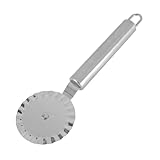 VALICLUD Pizzaschneider mit Doppelrädern Vielseitiger Teigrädchen für Ravioli und Pizza Robustes Küchenwerkzeug für Backen und Teig Schneiden zu Hause und Gewerblich