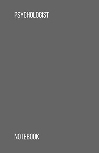 Psychologist Notebook: Large (5.5" x 8.5") College Ruled Lined, Gray, 240 Pages
