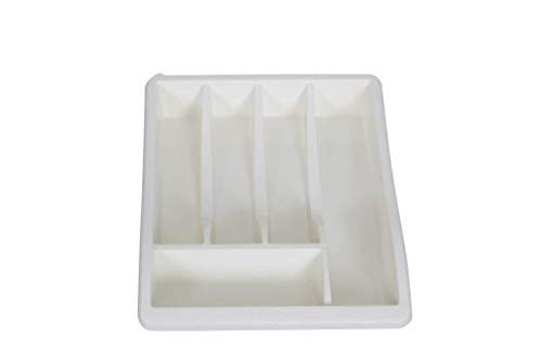 Whitefurze Cutlery Tray, Cream