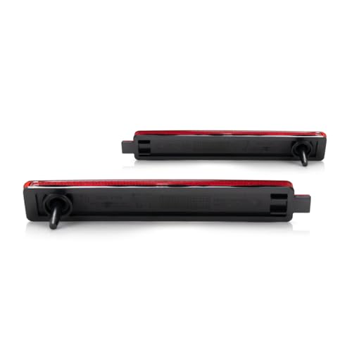 Image of KarParts360 For Cadillac CTS 2008-2014 Bumper Reflector Driver And Passenger Side | Pair | Rear | CAPA | Replacement For GM2830101, GM2830101C | 25805313, 615343541518