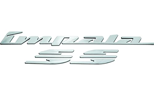 Image of Pair Set 1994-1996 Impala Ss Emblems Rear Quarter Panel 3D Letter Badge Car Nameplate Replacement for Impala (Chrome)