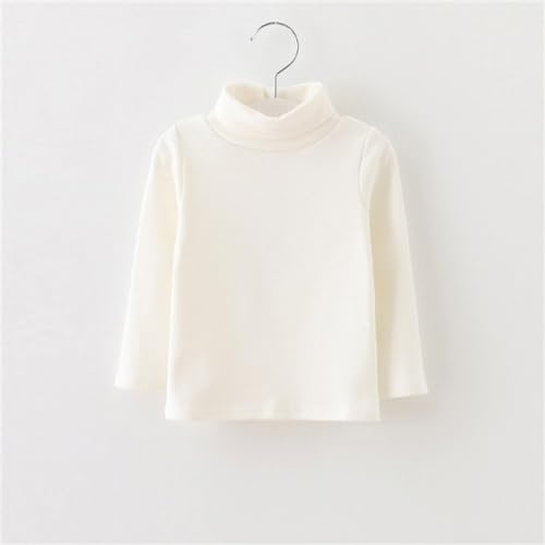 Toddler Baby Turtleneck Thermal Underwear Boys Girls Long Sleeve Plain Pullover Sweatshirts Fall Winter Warm Clothes2