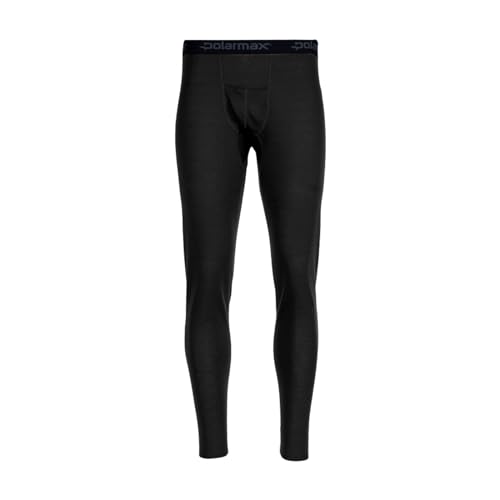 Polarmax Men's Double Layer Midweight Warm Soft Thermal Moisture-Wicking Base Layer Bottoms with Elastic Waistband3