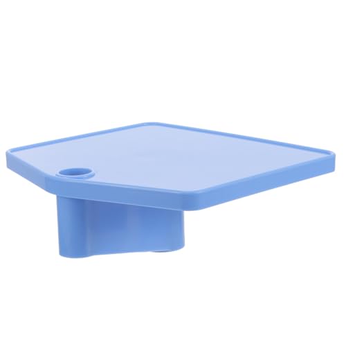 NULYLU Pole Accessories Stand Accessories Stand Plate Tray Hospital Supply Medical Product Holder Stand Support Plate Stand Holder Blue Plastic