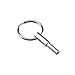 Jura Capresso Service Repair Tool Key - Open Security Oval Head Screws