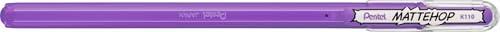 Pentel Mattehop K110V 1.0mm Pluma Gel Rollerball Morado