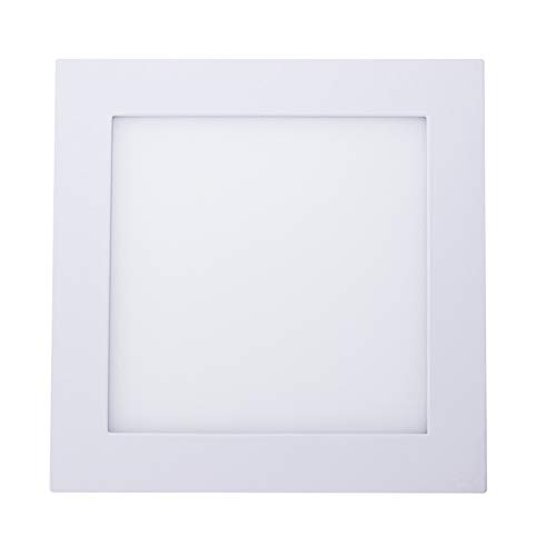 Painel Plafon Luminária Led 18w Quadrado Sobrepor - Branco quente Decoração Casa Loja