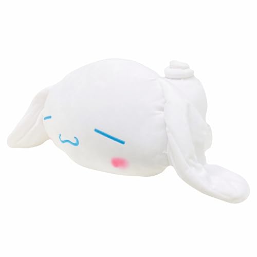 MORIPiLO シナモロール 抱き枕 サンリオキャラクターズ だらりんアート添い寝枕 (M) 約45cm 肌にやさしいマイクロ生地 グッズ ぬいぐるみ 大きい シナモン ホワイト まくらのモリシタ