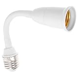 Éclairage à 360 degrés : le support de lampe universel peut pivoter à 360 degrés, offrant une couverture d'éclairage complète pour n'importe quel espace, extension d'ampoule, prise de courant d'ampoule