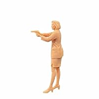 ZEDACAKAI Figurine 1/72 L'Homme Avec Pistolet - Modèle Miniature Scène GK à Peindre N°2