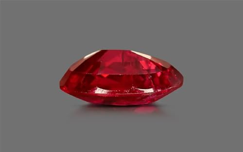 Rubis ovale de 8,25 Ratti pour sertissage de bijoux personnalisés hommes et femmes