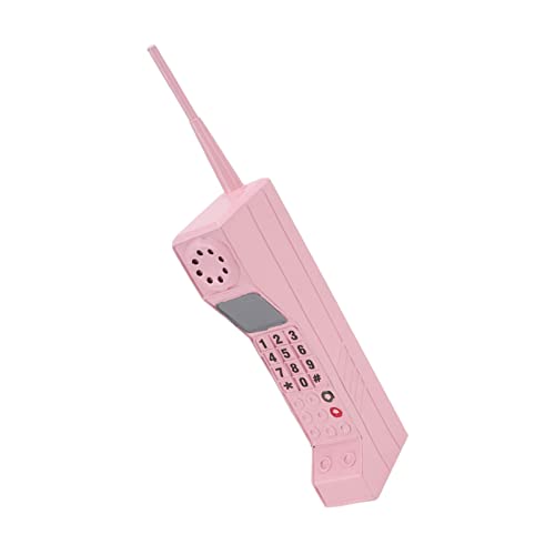 Modelo de teléfono celular antiguo rosa con acabado estable duradero 3