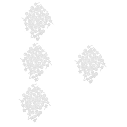 Toyvian 200pcs Feeder Bottle Accessory Straw Hose Connector Feeder Bottle Fitting Reusable Connector Easy Cleaning