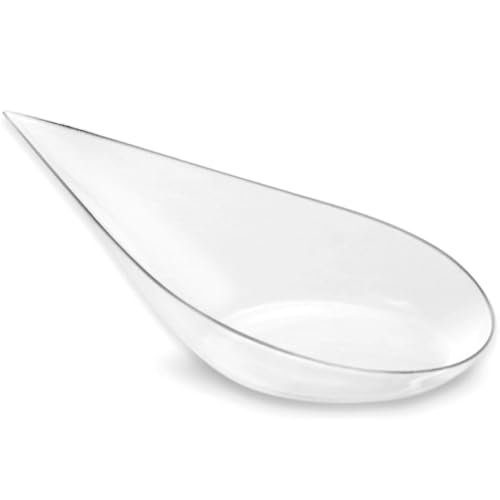 CABLEPELADO Cucharas Degustación Transparente 10 cm, Pack 48 Unidades, Reutilizables, Apta para Lavavajillas, Cubiertos para Catering, Eventos y Postres