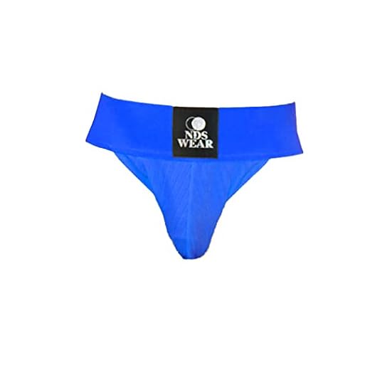 NDS Wear Old School Jockstrap 2 Pack Wide Band Jock Strap (Large, Blue)