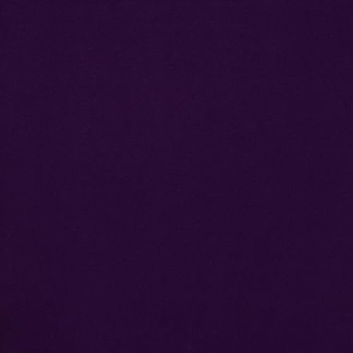 Generisch Elasthan, Baumwolle Synthetik Bündchenstoff Schlauchware Coupon (Lila, 0,5m) - 27