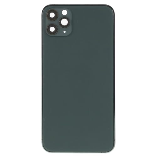 Chassis arriere en vitre pour iPhone 11 Pro Max complet avec tiroir SIM vert