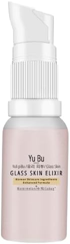Yu Bu Glass Skin Elixir, Watermelon Serum, Korean Skincare, Ginseng, Snail Mucin, Niacinamide, Centella, Hyaluronic Acid, 15 ml