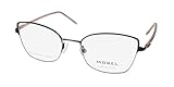 MOREL Lightec 30249l Cat Eye Eyeglass Frame/Eyewear Full-Rim Glasses For Women French Designer Genuine [50-18-135, black/rose gold]