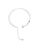 14K Yellow Gold Open-Style Pearl Pendant - Elegant Circular Design for Women. Ideal gift for special