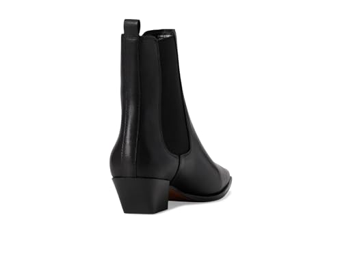 Steve Madden Steve Madden Women's Evan Chelsea Boot, Black Leather, 5.5