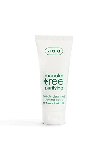 MANUKA Pasta Exfoliante Facial Purificante | Exfoliante Astringente para Piel Grasa o Mixta | Reduce Imperfecciones, Libera Poros y Previene Puntos Negros de ZIAJA