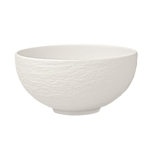 Villeroy & Boch Manufacture Rock Blanc Medium Rice Bowl,White #TOP19