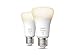Philips Hue White, ampoule LED connectée E27, Equivalent 75W, Compatible Bluetooth, Pack de 2