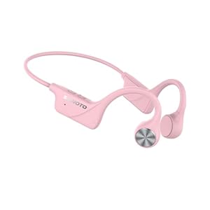 SANOTO Auriculares Conduccion Osea Bluetooth 5.3,Open Ear Auriculares Oseos Bluetooth Inalámbricos IPX5 Impermeables y Resistentes al Sudor Auriculares Deportivos Adecuado para Ciclismo y Fitness