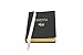 Decorvo U.S. National Parks Journal for Aduts - Genuine Leather Travel Notebook 6 x 4 3/8 inches - Black