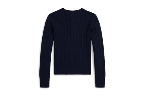 POLO RALPH LAUREN Girls' Polo Bear Mini-Cable Cotton Cardigan (Big Kids)2