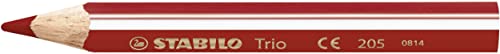 Image of STABILO Trio Thick Short Colouring Pencils - Wallet of 12, Assorted Colours