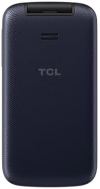 TCL FLIP GO 4058W 4G LTE Flip Phone, closed back view