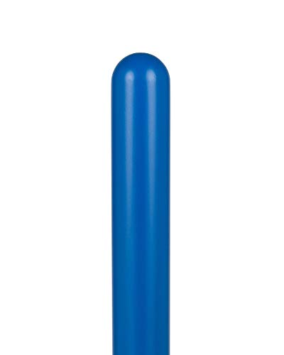 BollardGard 4 x 52 1-Pack Round Top Bollard Cover (Blue No Tape)