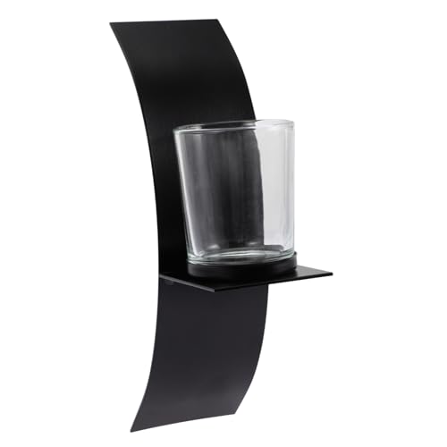 HOODANCOS Wrought Wall Candle Holder Elegant Sconce for Living Room and Dining Room Decor Retro-Style Candle Holder for Housewarming and Special Events