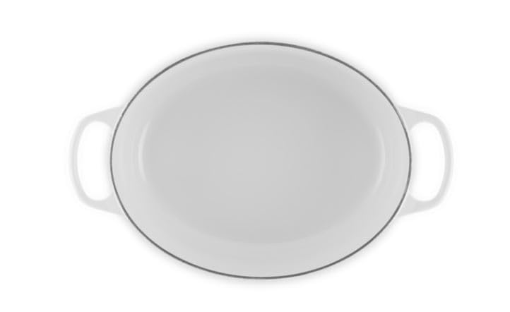 Le Creuset Signature White Oval 31 cm Pfanne