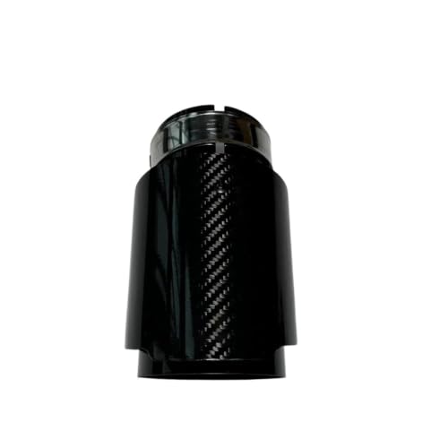 Embout d'échappement voiture carbone noir brillant E60 E90 queue 70mm 114mm