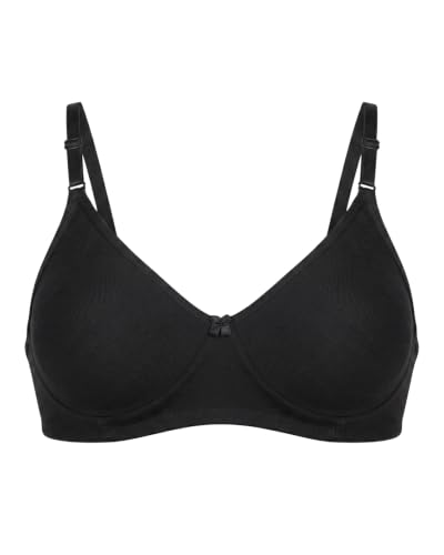 Image of Brida Monica Women's Seamless T-Shirt Bra with Transparent Straps | Full Coverage | Soft Cotton Blend | Non-Padded & Wire-Free