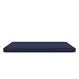 DHP Dana 6 Inch Quilted Twin Mattress with Removable Cover and Thermobonded Polyester Fill, Blue
