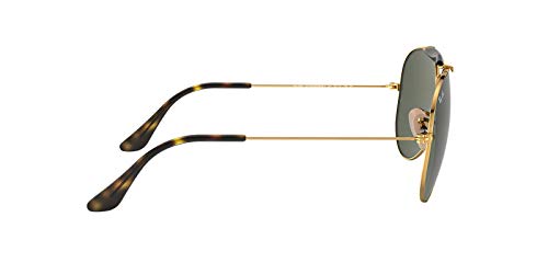 Ray-Ban Men's Outdoorsman II Sunglasses, Gold/Dark Green, One Size3