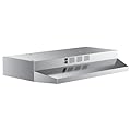 VIKIO HOME 30 Inch Under Cabinet Range Hood, 2 Speed Exhaust Fan, Stainless Steel Kitchen Vent Hood