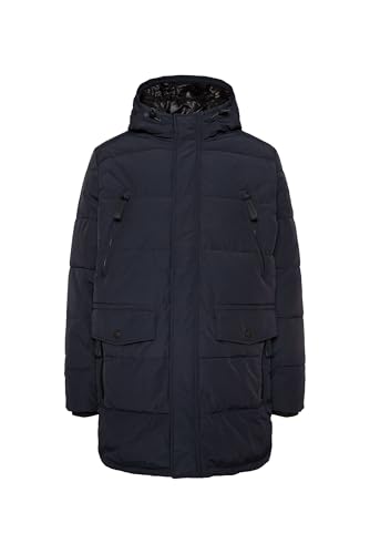 Preisvergleich Produktbild Camp David Herren Stepp-Parka mit Kapuzen-Layering Blue Navy XXL