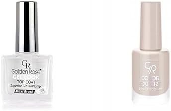 Golden Rose Gel Look Top Coat & Oje Seti