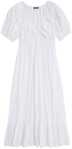 vineyard vines Poplin V-Neck Midi Dress