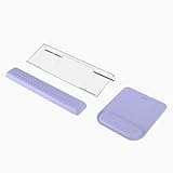 Conception ergonomique avec tissu en néoprène respirant et mousse à mémoire de forme.Efficace pour faciliter la frappe et soulager la douleur.Le coussin en mousse à mémoire de forme rebondit lentement lorsqu'on le quitte,et ne se déforme pas facilement.Le design unique en forme de perle de massage sur repose-poignets du clavier et support du repose-poignets offre un soutien doux pour soulager la pression et la douleur de votre poignet,gardant votre poignet dans un état naturel et confortable.