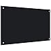 vidaXL Küchenrückwand Spritzschutz Fliesenspiegel Glasplatte Rückwand Herdspritzschutz Wandschutz Herd Küche Schwarz 80x50cm Hartglas