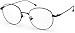 Livho Blue Light Blocking Glasses Filter UV Glare Retro Round Ultra Lightweight Computer Game Glasses [Anti Eyestrain, Reduce Headache & Better Sleep] (Black) - 0.0 Magnification