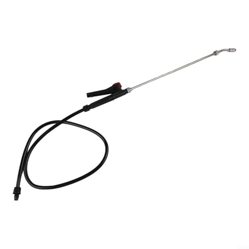 Baguette d'arrosage de jardin de 73,7 cm, pulvérisateur pour lance avec tuyau, baguette de pulvérisation en acier inoxydable avec buse réglable,...
